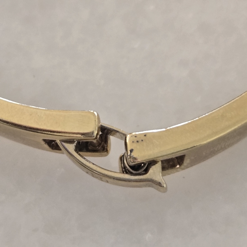 Bee & Rhinestone Bangle Bracelet, Rhinestone, Anne Klein - Picture 7 of 9